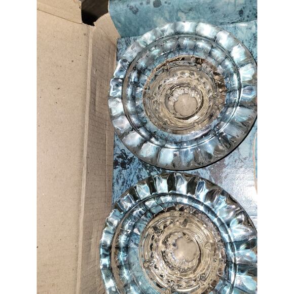 Lot Of Vintage In Packaging Crystal Candle Holders Burns Photo Album And... - Picture 7 of 8